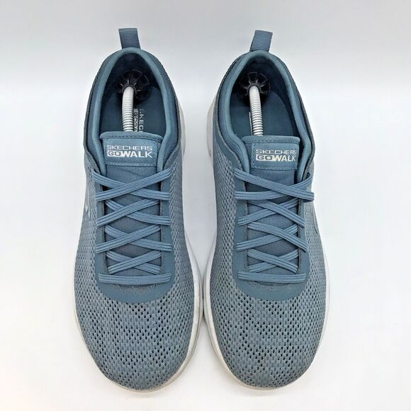 Skechers Go Walk GoGa Mat Slip On Shoes Women's 9 Blue Stretch Low Top Sneakers - Picture 5 of 13